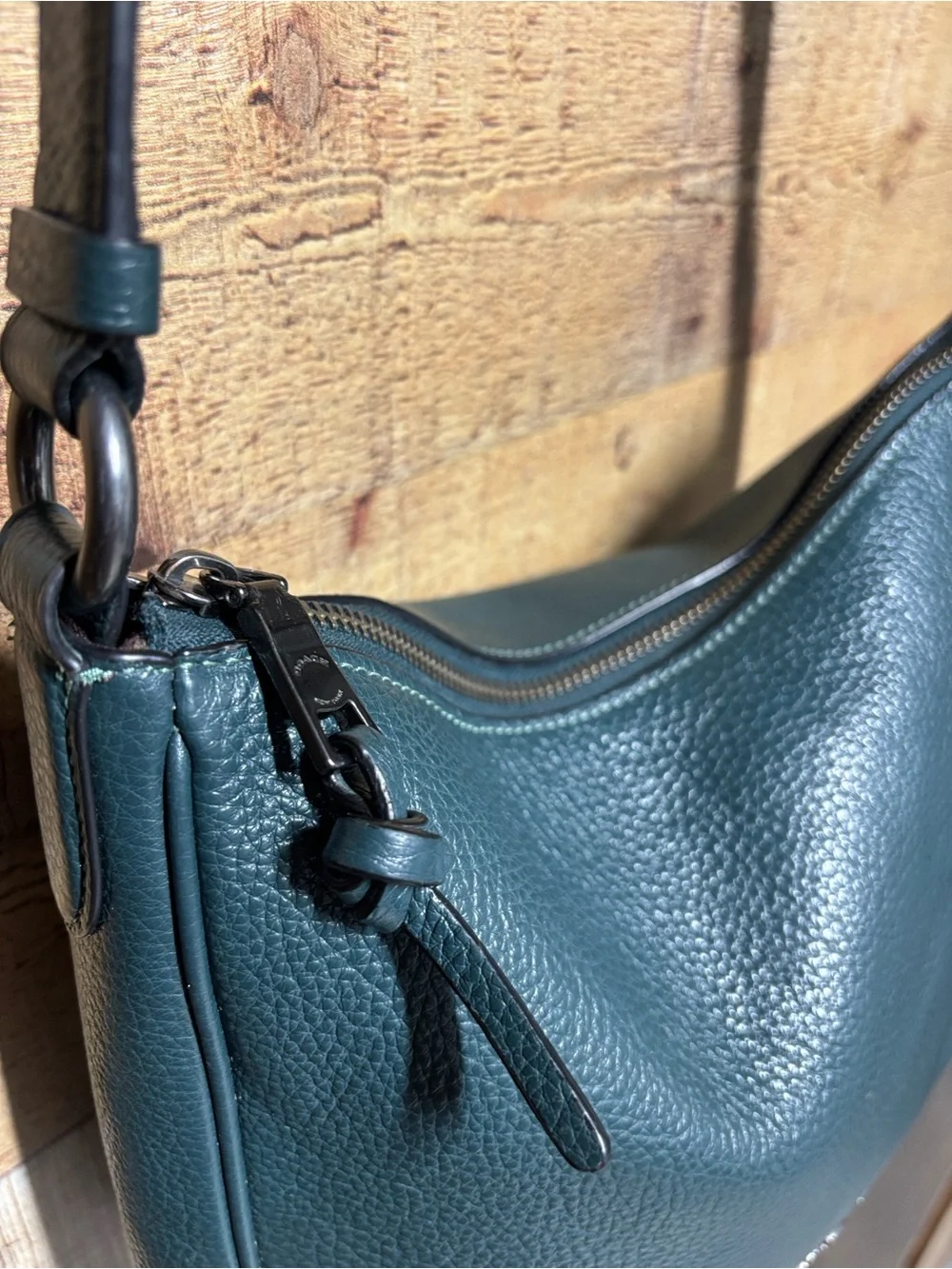 Coach pebble leather